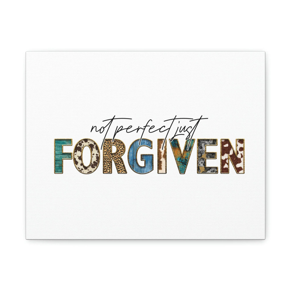 Scripture Walls Not Perfect Christian Wall Art Bible Verse Print Ready to Hang